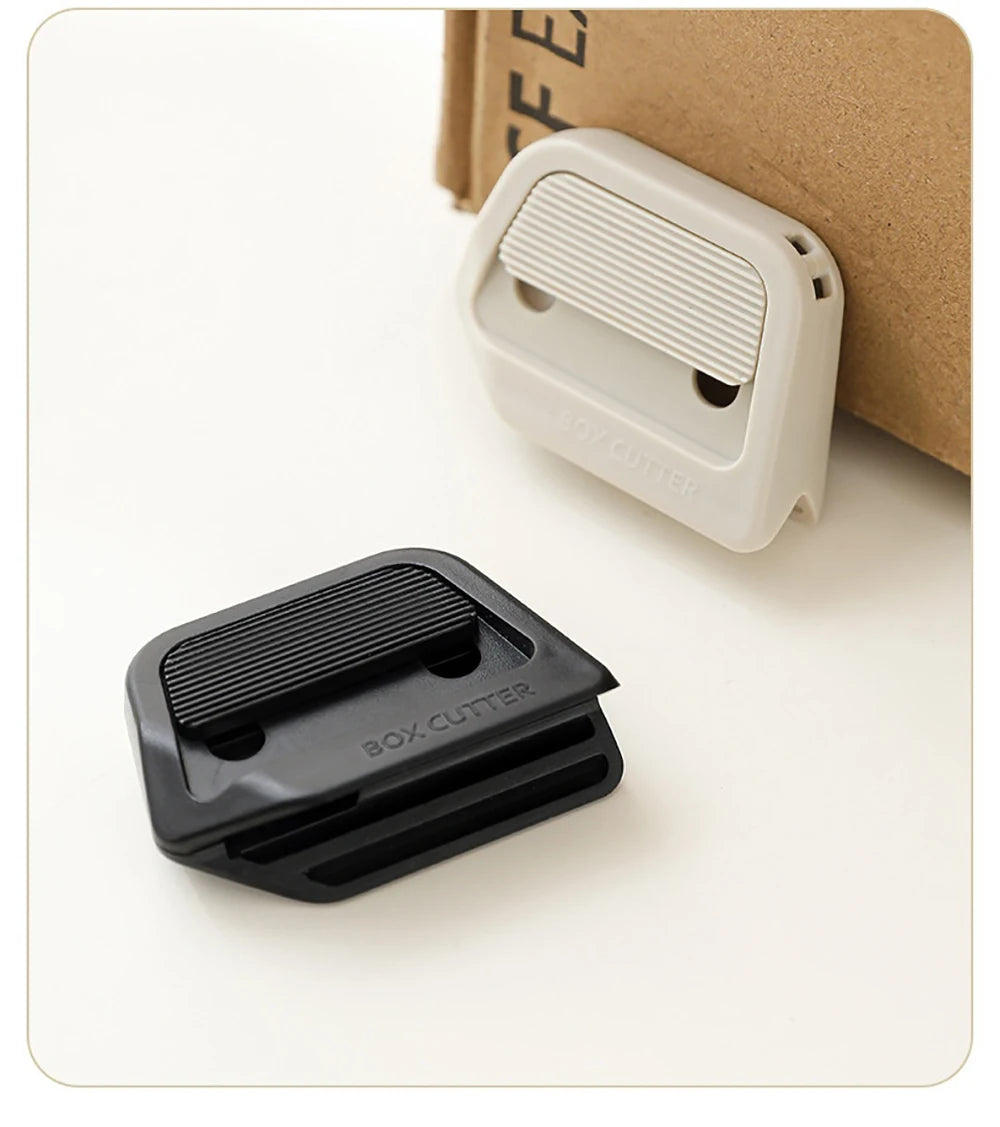 Automatic Retractable Box Cutter Office Supply Stationery Knife School Supplies Letter Opener Cutters Desk Pretty Envelope Paper