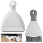 Mini Dustpan and Brush Set Portable Table Top Cleaning Dining Table Crumb Sweeper Multipurpose Desktop Keyboard Cleaning Tools