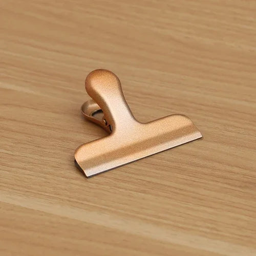 Vintage Color Metal Wide Paper Clips Binder Clip Planner Clips Travel Journal Accessories Office Desk Organizer Clamp Stationery