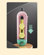Portable Magnetic Utility Knife Mini Box Opener Letter Cutter Paper Cutting Tool Safety Retractable School Office Stationery