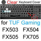 Keyboard Cover for ASUS TUF Gaming A15 A16 A17 A18 F15 F16 F17 FX507 FX607 FA608 FA808 FX608 Silicone Protector Skin Case 15 16
