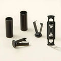New style cuff cap with end stopper rope buckle, adjustable padding drawstring zipper belt hook and loop fastener
