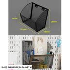 Desktop Standing Pegboard For Home And Office Use. Freely Combinable Accessories For Organizing Stationery.