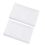 2Pcs Sturdy Plastic Accordion Folder for Paper Organization Portable Lightweight Dust Resistant File Folder for Office Student