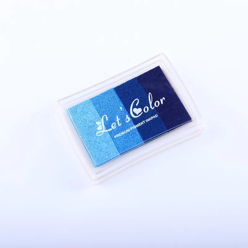 Ink Pad Ink Stamp Pad for DIY Craft Rubber Self Inking Roller Stamps Stationery Album for Scrapbooking Paper Decoration