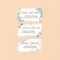 Personalized Floral Mailing Stickers - Self-Adhesive Address Labels for Business/Stationery,Custom Design & Recyclable Material‌