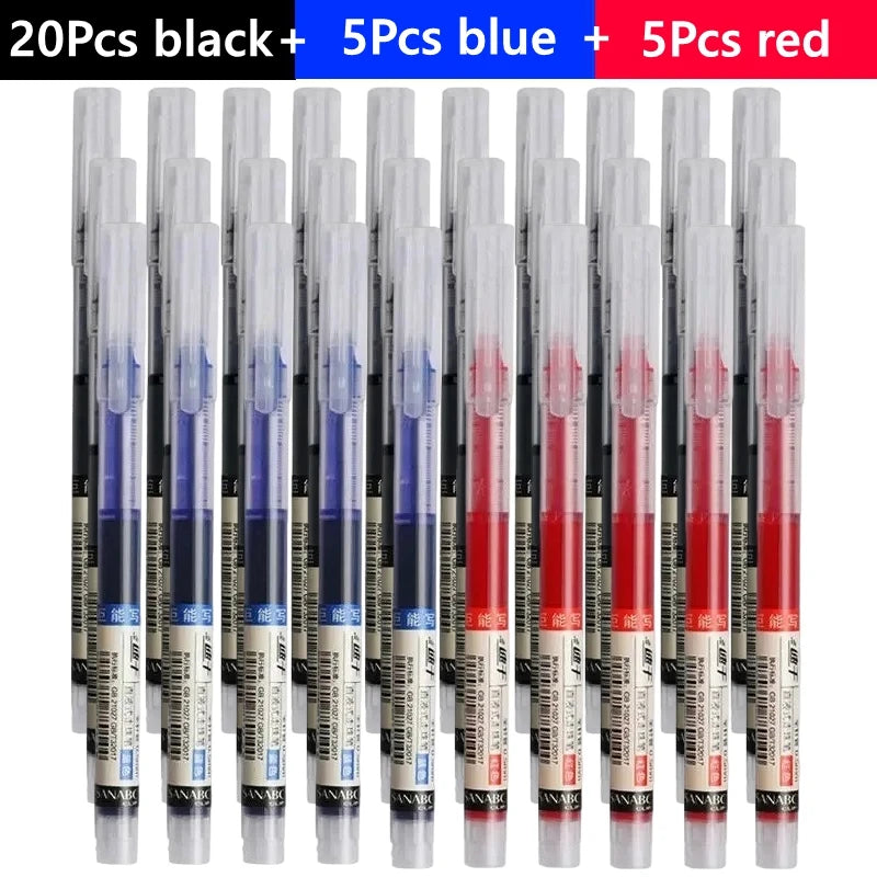 3/10/50/100PCS Color Gel Pens set,0.5mm Fine Tip Ballpoint Pen for Drawing Pens for Writing Office Accessories Back To School