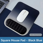 Gradient color mouse pad comfortable wrist rest non-slip mouse pad soft mouse pad wrist rest computer desktop mouse pad