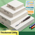 10/50 Sheets A4 Heavy Color Oil Painting Stick Special Paper Square 16k/32k Thickened 300g Soft Crayon Art Sketch Blank Paper