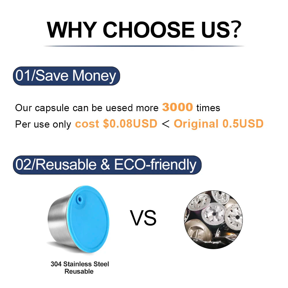 Refillable For Dolce Gusto Capsule Silicone Sleeve Stainless Steel Metal Dolci Gusto Coffee Maker Coffee Scoop Tamper i Cafilas