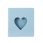 PLRBOK 3 Ring A5 Photo Album with Pockets,Binder Heart Glitter Cover Pretty Notebook Card Book 4×6 10×15 Scrapbook