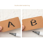 100Pcs/Box Colorful Blank Index Cards Thick Hard Cardstock DIY Handwriting Flash Cards  Study Memo Drawing Note Cards