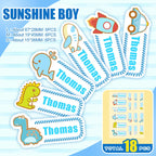 Custom Heat Transfers Name Sticker Personalized Washable Clothes Ironing Stickers Iron-on Labels Fabric Clothing Babysuit Tags