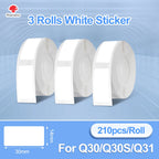 Phomemo Q30 Bluetooth Label Maker, Thermal Sticker Maker with 1 Roll Free Label, Available for Small Business/Home Organization