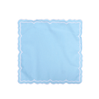 Lotus Shaped Embroidered Edge Napkins 4pcs/set Thickened Pure Cotton Breathable Placemats for Weddings Christmas Daily Party