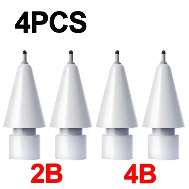 4-1Pcs Replacement Pencil Tips for Apple Pencil 1 2 3 Pro/USB-C Silicone Protective Cap Touch Screen Stylus Pen Nibs for IPencil
