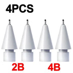 4-1Pcs Replacement Pencil Tips for Apple Pencil 1 2 3 Pro/USB-C Silicone Protective Cap Touch Screen Stylus Pen Nibs for IPencil