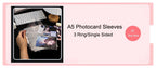 A5 3 Ring Photocard Binder Glitter with Magnetic Button Ins Photo Album Kpop Card Binder 1 2 4 Pocket Sleeves 4×6 10×15 PVC Free