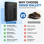 Magnetic Credit Card Holder Luxury Men Wallet Rfid Blocking Pop Up Minimalist Wallet Leather Bank Cardholder Case Vallet for Men