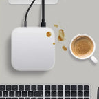 Easy Install Wear-resistant Waterproof Silicone Protective Case for Mac Mini M4/M4 Pro 2024 Precise Opening Dustproof Cover