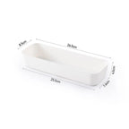 Plastic Desktop Storage Box Stackable Large Capacity Drawer Divider Storage Box Solid Color Documents File Organizer Home Office
