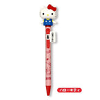 Kawaii HelloKitty cartoon peripheral Sanrio family learning supplies ballpoint pen 3D doll with movable arms, ballpoint pen