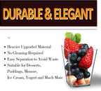 Disposable Plastic Mousse Cup Mini Ladder Shaped Pudding Dessert Cup for Hotel Party and Sweet Shop Disposable Plastic Cups