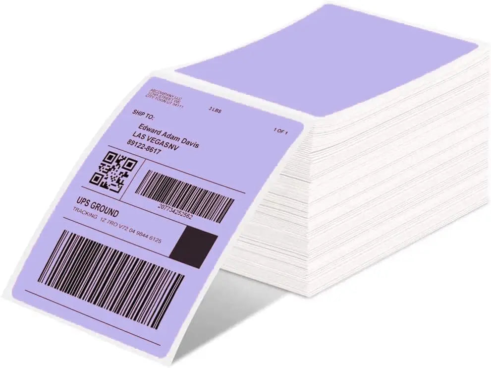 500 Pcs Thermal Shipping Waybill Label Stickers 4x6 A6 For Phomemo Pm-241bt D520bt 246s Portable Labeler Printer Mailing