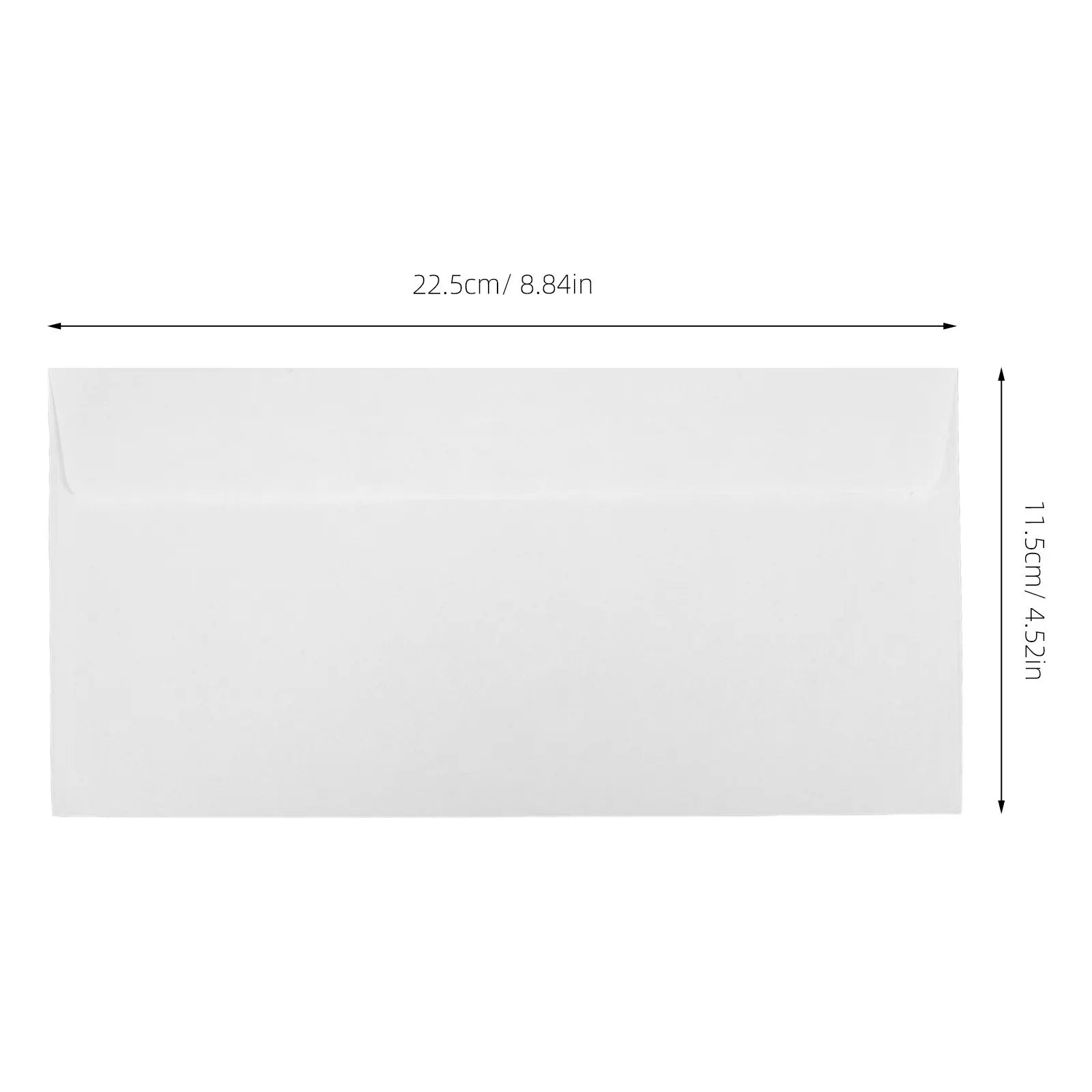 100Pcs Business Size Security Letter Envelopes White Self Seal Confidential Office Mailing Envelopes Payroll Documents
