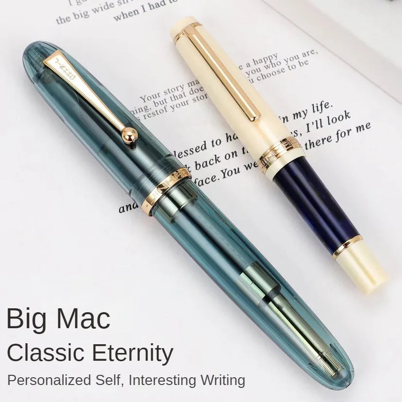 Jinhao 9019 Fountain Pen Transparent Color EF/F/M Nib Ink Student School Stationery Business Office Supplies Pens for Writing