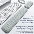 Keyboard Mouse Wrist Protection Rest Pad Ergonomic Office Typing Relax Wrist Memory Foam Mouse Pad PC Computer Laptops Mouse Pad