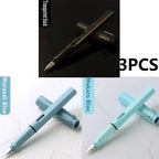 High-Quality Calligraphy Fountain Pen Luxury Ink Cartridge Writing Office School Supplies for Students
