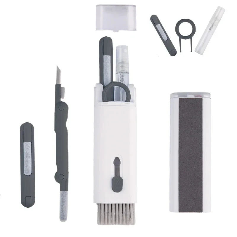 7-in-1 Multifunctional Cleaning Kit Laptop Keyboard Cleaning Brush Mobile Phone Screen Cleaning Bluetooth Headset Cleaning Pen