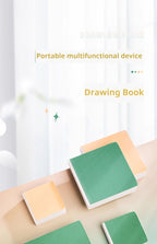 Borrence 58Sheets Drawing Notebook Sketchbook Handheld 230g Portable Watercolor Paper Coloring Book Oil Paint Gouache Notepad