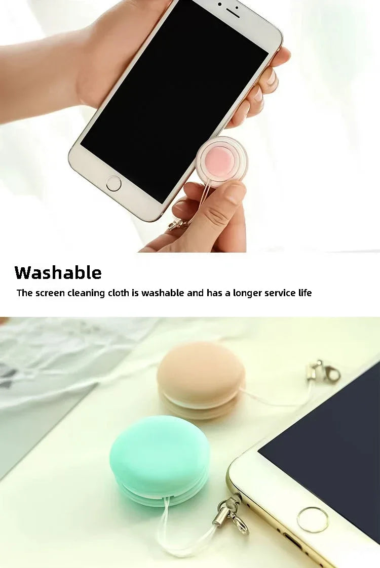 All-in-One Screen Cleaner Kit – Fingerprint Eraser & Lens Brush for Smartphones/Tablets/TVs, Includes Keychain Eyeglass Cleaner