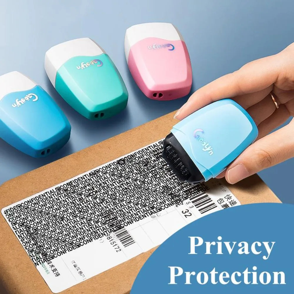 Stamp Roller Confidential Seal  Express Single Information Privacy Garbled Code Eraser Reusable Privacy Cover Eliminator