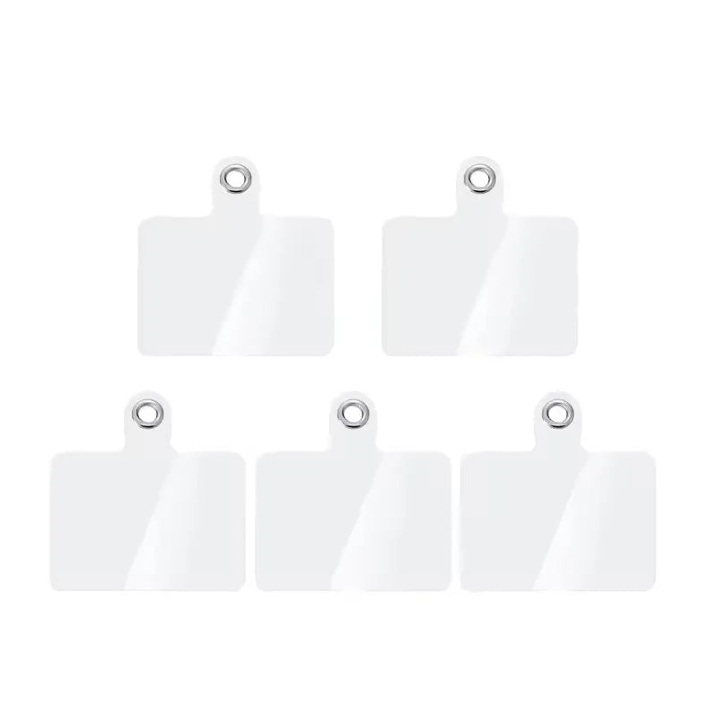 10/5/1Pcs Universal Tpu Mobile Phone Anti-lost Lanyard Card Gasket Nylon Detachable Phone Hanging PLR Strap Patch Tether Pad