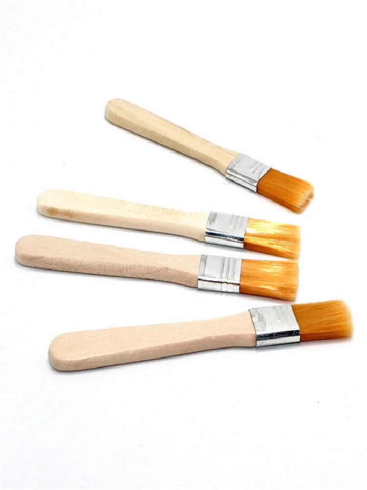 3pcs Wooden Brush Computer Motherboard Dust Removal Keyboard Cleaning Mobile Phone Maintenance Tool Paint Brush Cleaning Brush