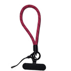 Phone Lanyard Wrist Strap Woven Phone Lanyard Creative Keychain Hanging Rope Anti-lost Security Wristband Universal Short Rope