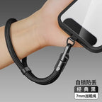 1pc Universal Adjustable Mobile Phone Lanyard Short Wrist Strap with Self-locking Anti-drop Design Durable Polyester Phone Strap