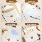 16pcs High-Quality Wedding Invitation Envelopes Special Paper Business Stationery Postcard Excerpt Envelopes