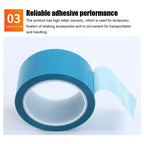 50M Blue PET Adhesive Tape For Fridge Fixed Refrigerator Air Conditioner Fixed Installation Transport