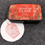 Quick Dry Detail Ink Pad DIY Making Greeting Cards Smearing Stamps Tsukineko VersaFine CLAIR