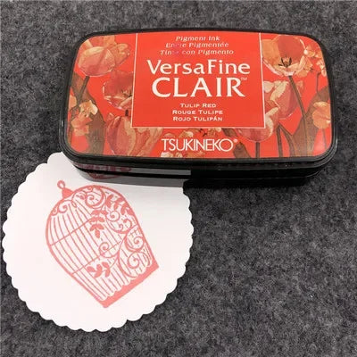 Quick Dry Detail Ink Pad DIY Making Greeting Cards Smearing Stamps Tsukineko VersaFine CLAIR