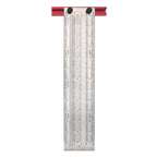 6/12 Inch Line Ruler Precision Marking 1/ 64" T Rule Woodworking Tools Stainless Steel Positioning Scribe Gauge with Marking Pen