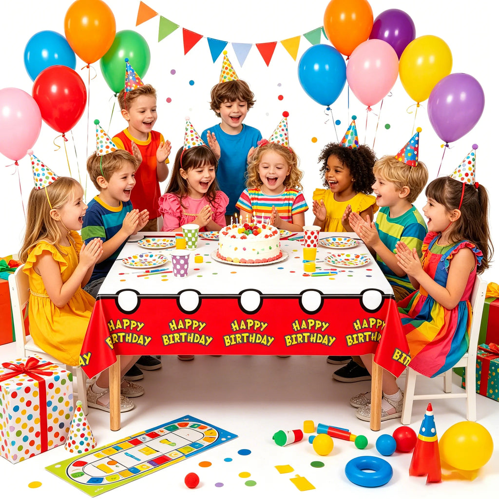 1pcs Pikachu Poké Ball Party Tablecloth Birthday Party Decoration Plastic Table Cover Tableware Baby Shower Supplies