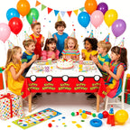 1pcs Pikachu Poké Ball Party Tablecloth Birthday Party Decoration Plastic Table Cover Tableware Baby Shower Supplies