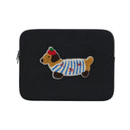 Cute Dogs Laptop Sleeve Bag 13-14 15-16 Inch Dachshund Pet Protective Computer Cases Laptop Cover 9.7-11 in Tablet Travel Cover