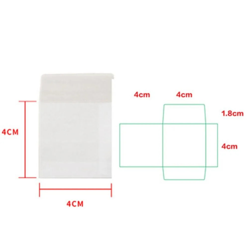 100pcs/lot Invitations Blank Translucent Envelope Postcards Message Card Sulfate Paper Envelope Business Letters Wedding