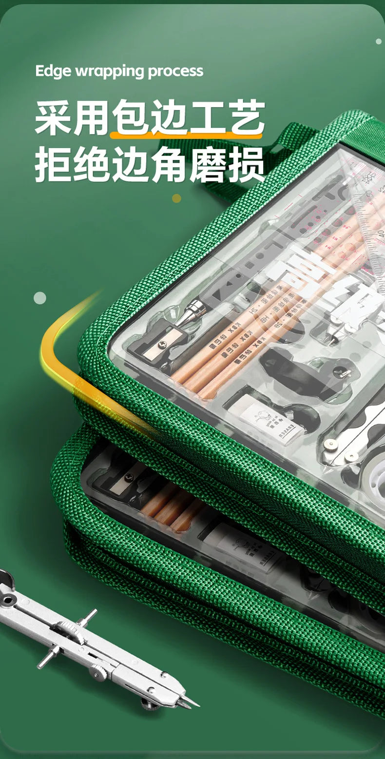 Engineering Machinery Drawing Tool Set Professional Drawing Tool Kit Drawing and Construction Drawings Student Geometry Set New